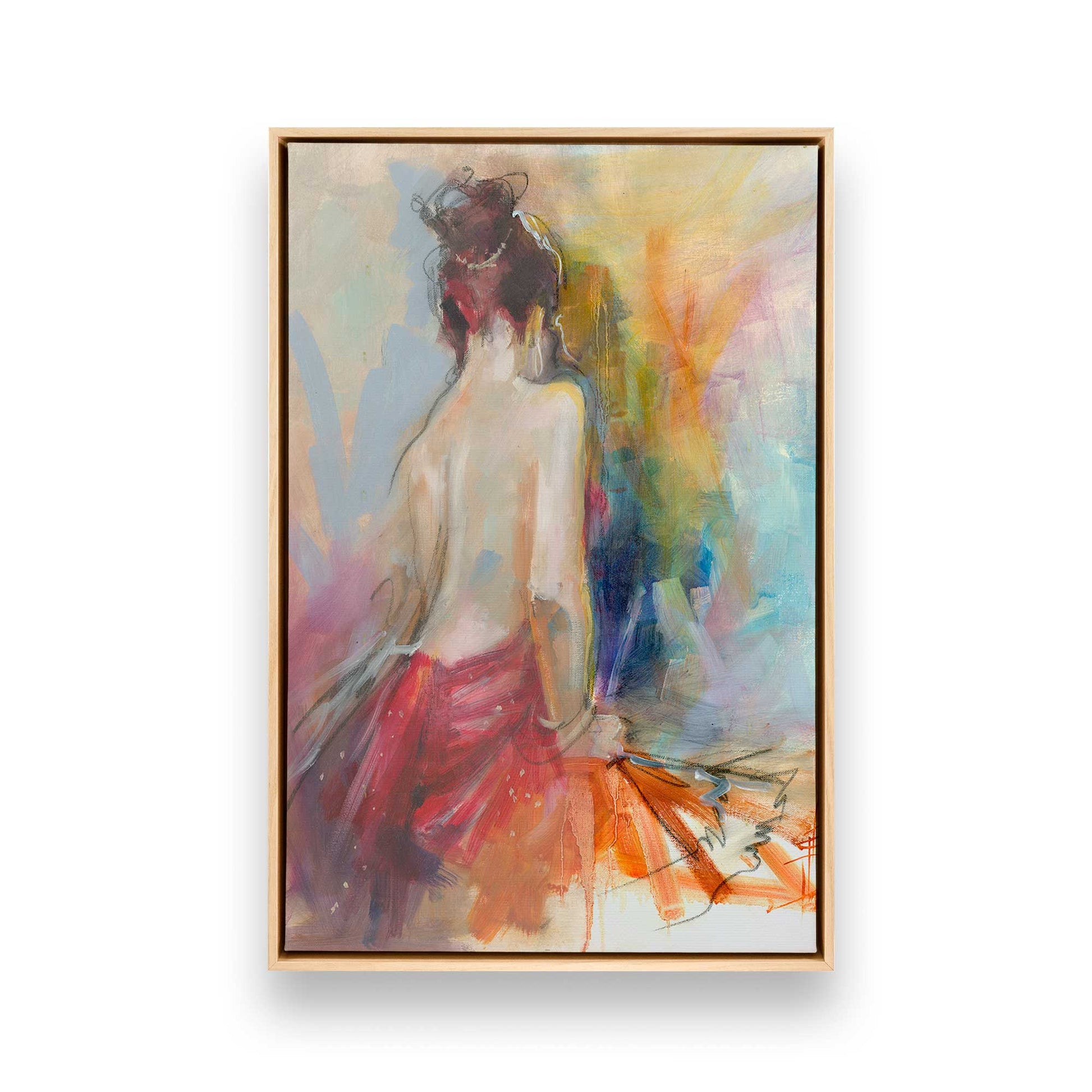 [Color:American Maple], Picture of art in a American Maple frame