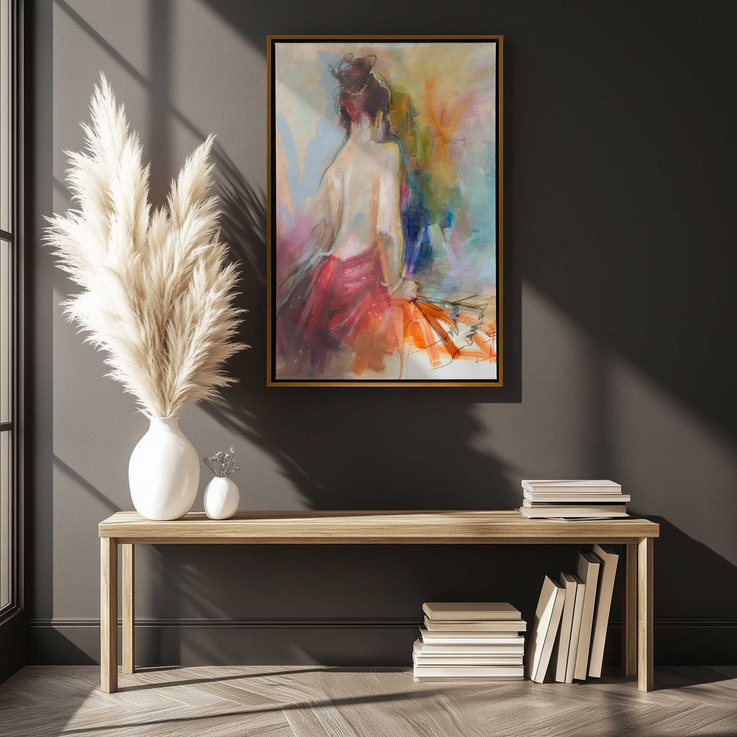 Picture of art in a room