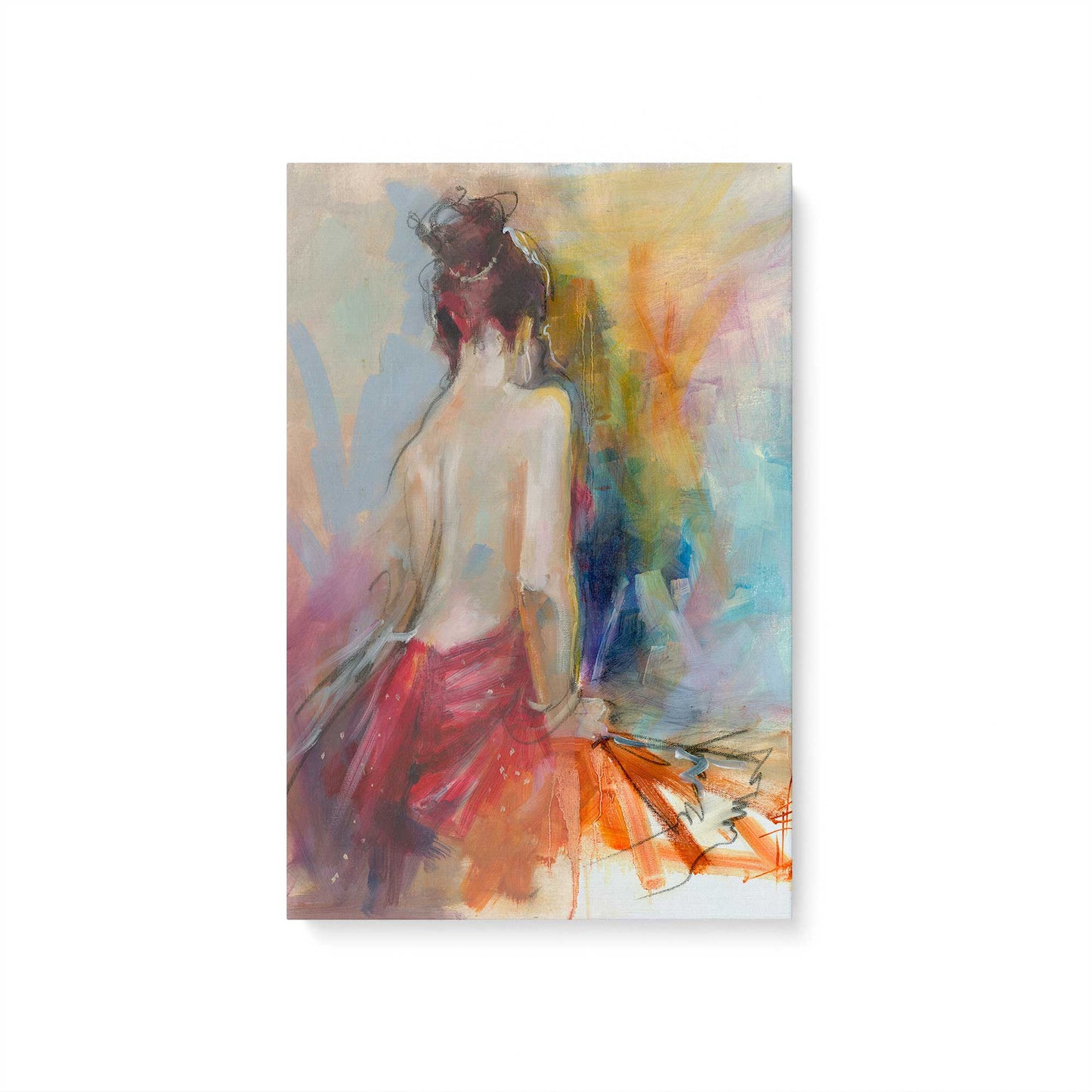 [Color:Stretched Canvas], Picture of art