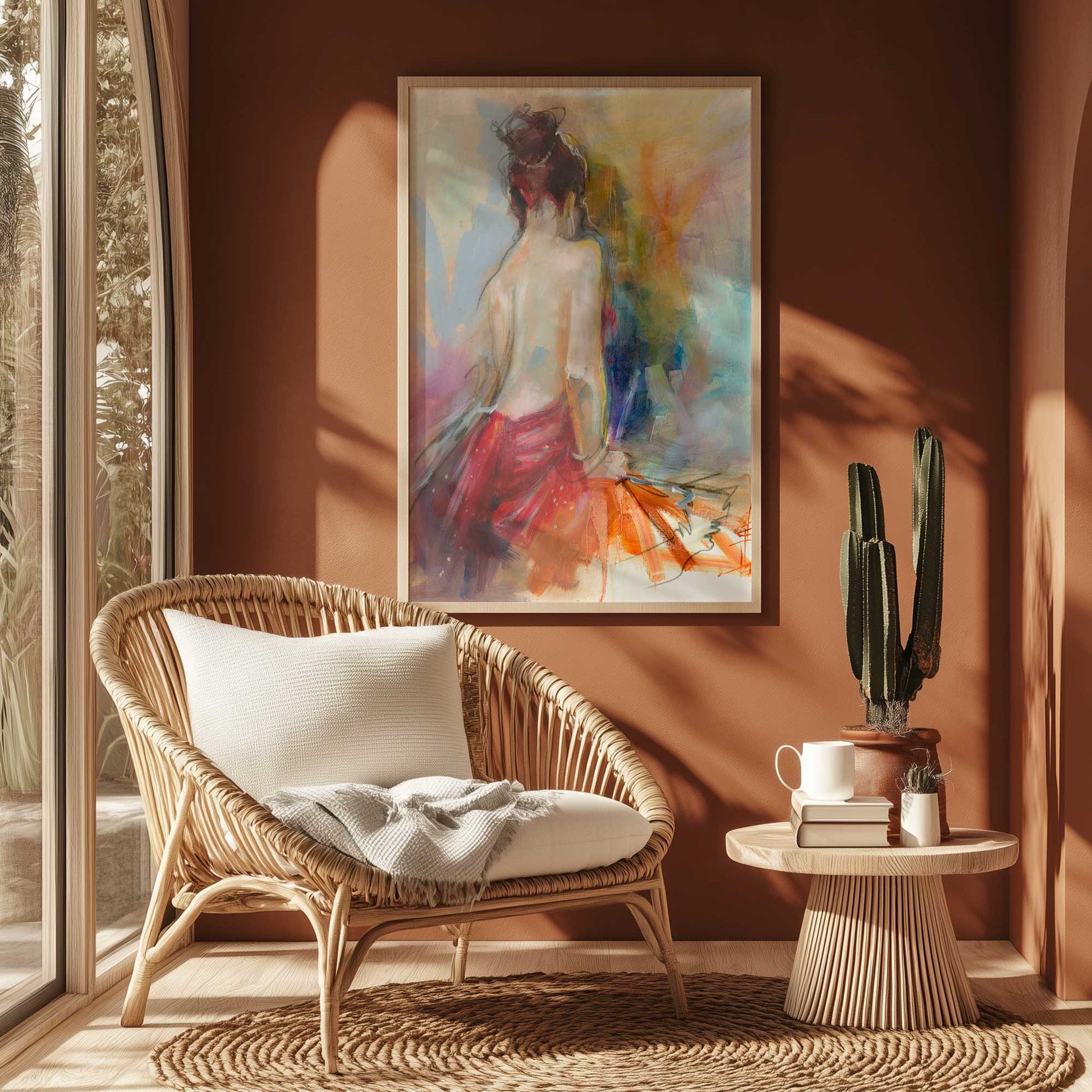 [SPECIAL],[LIFESTYLE], Picture of art hanging in a room