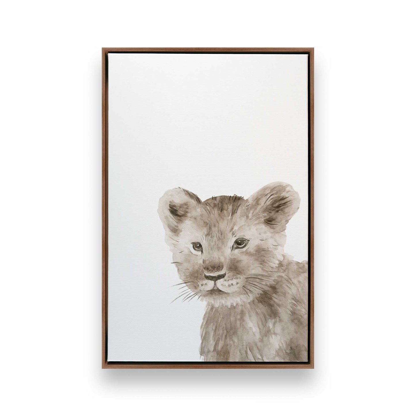 [Color:Walnut], Picture of art in a Walnut frame