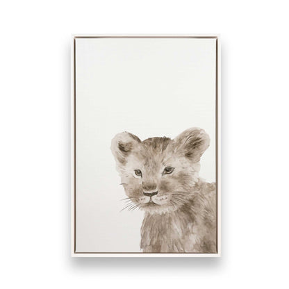 [Color:Opaque White], Picture of art in a White frame