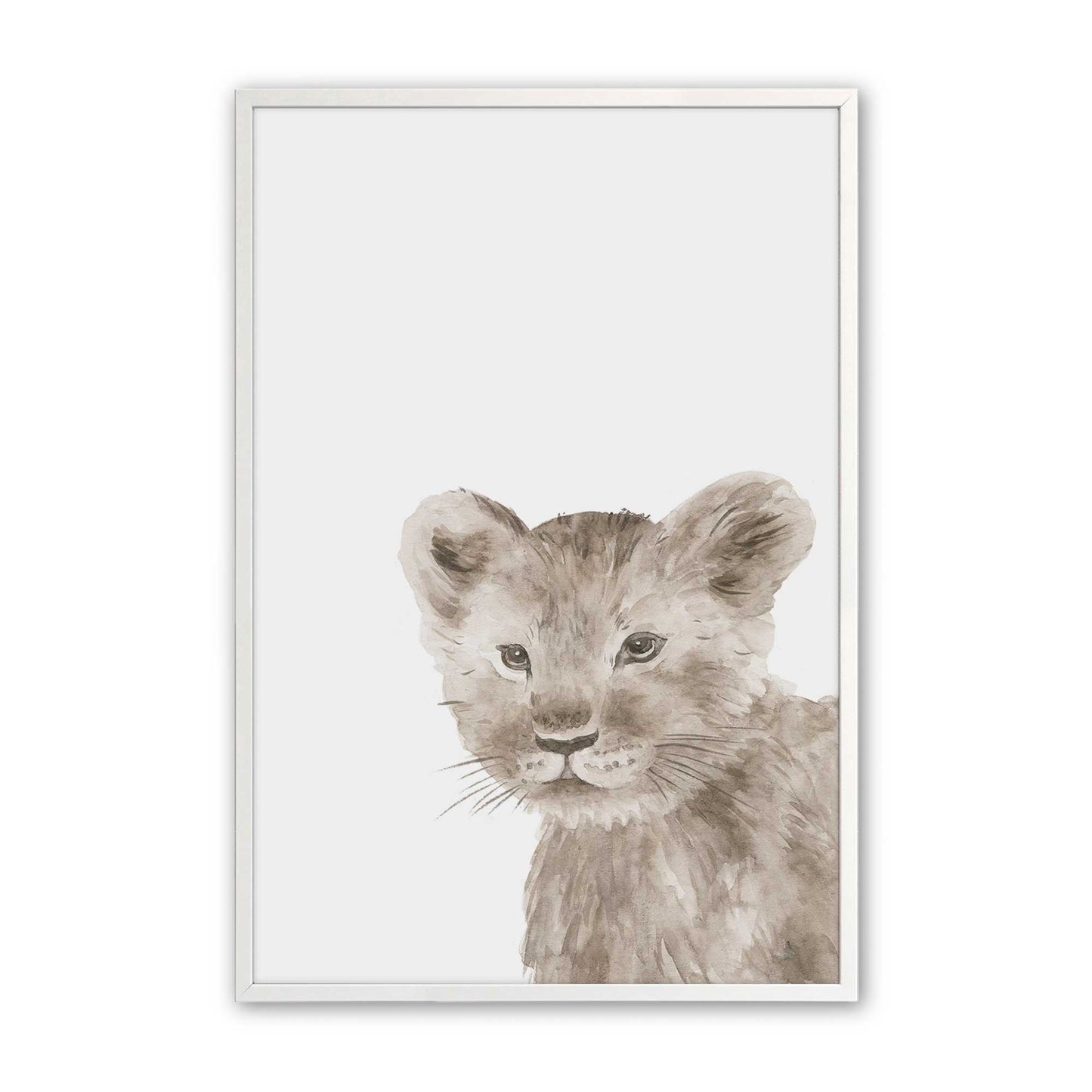 [Color:Opaque White], Picture of art in a Opaque White frame
