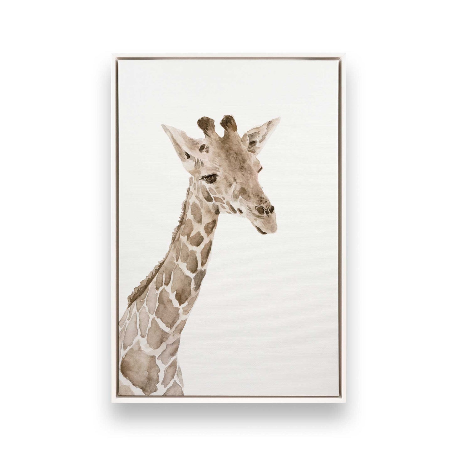 [Color:Opaque White], Picture of art in a White frame