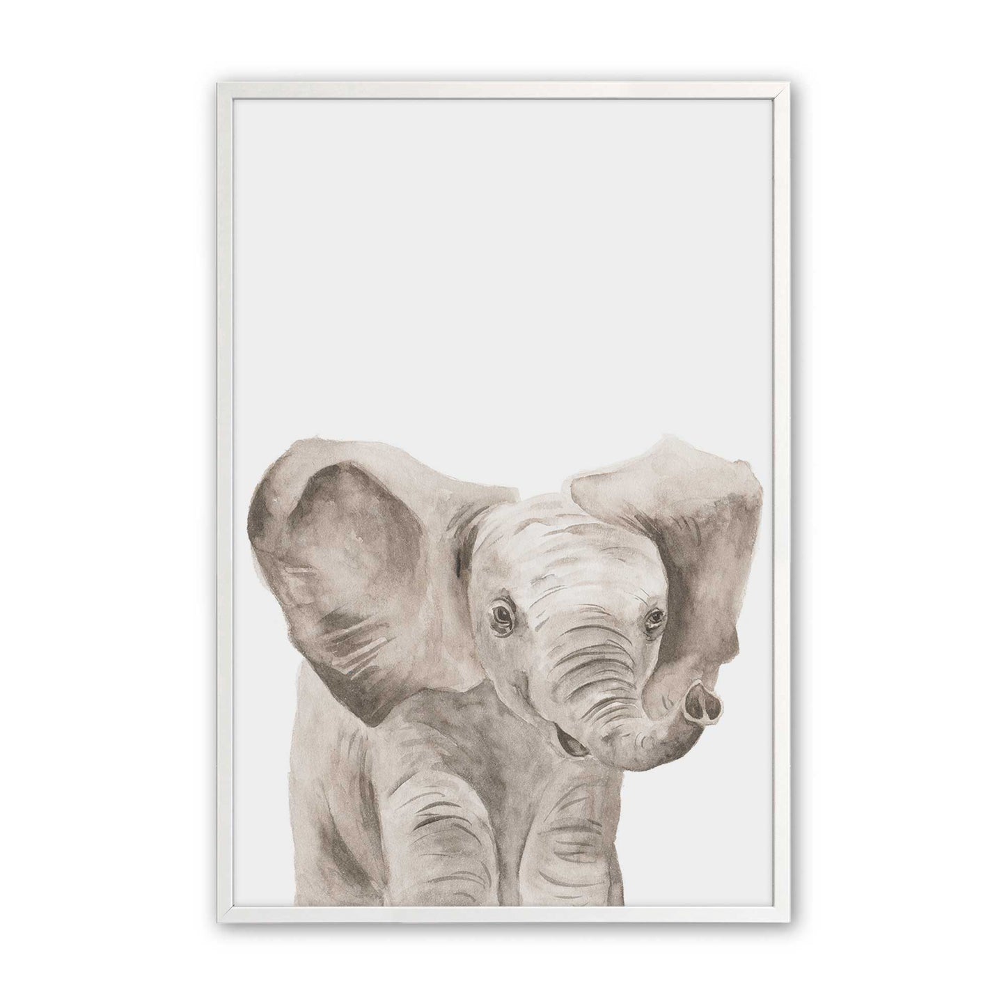 [Color:Opaque White], Picture of art in a Opaque White frame
