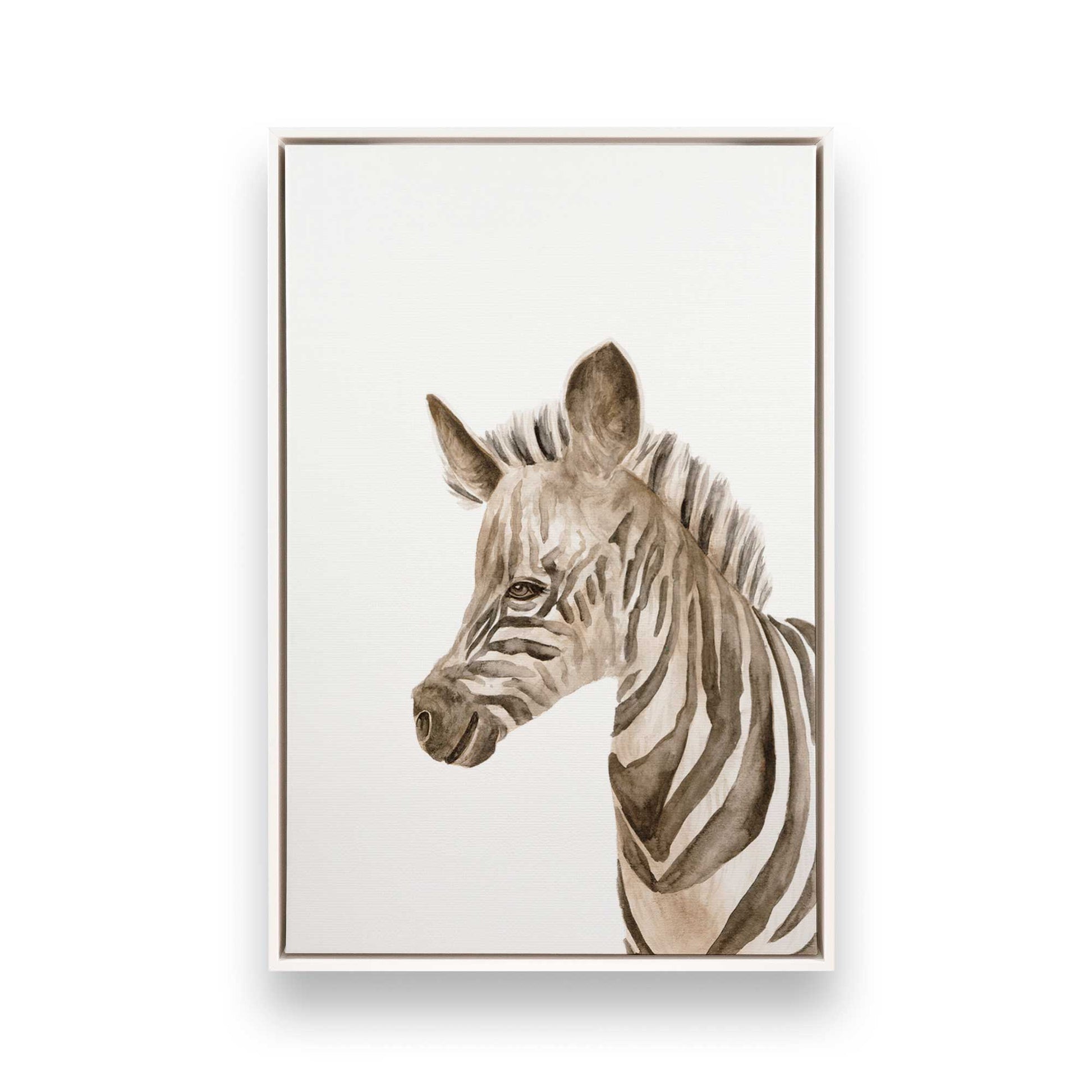 [Color:Opaque White], Picture of art in a White frame