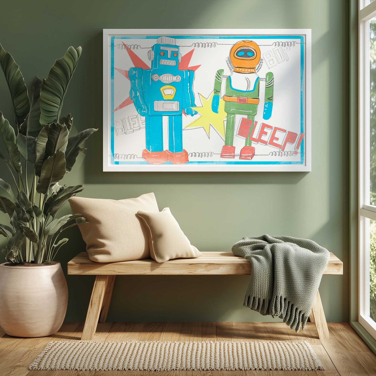 [LIFESTYLE],[SPECIAL],  Picture of art in a roo