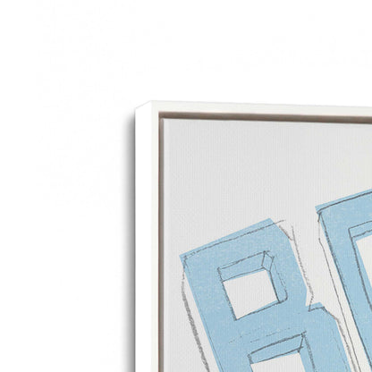 [Color:Opaque White], Picture of art in a White frame at an angle