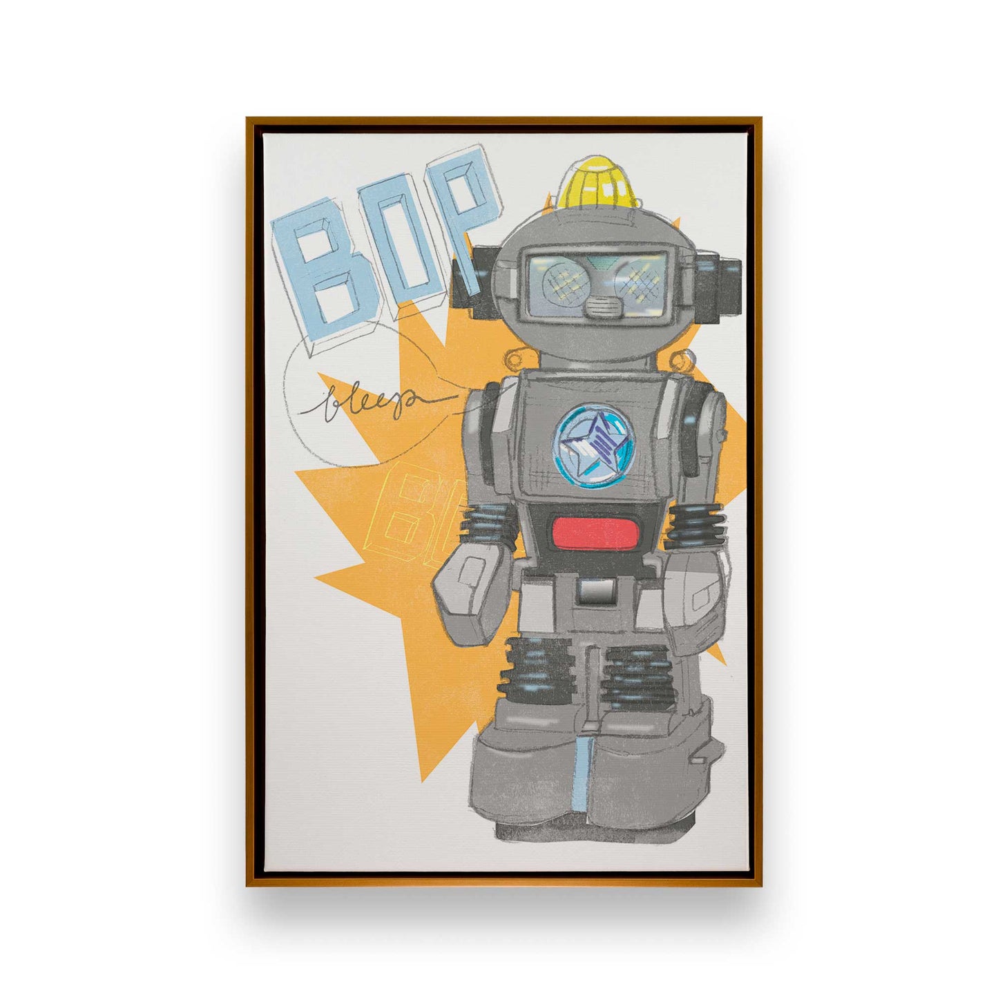 [Color:Polished Gold], Picture of art in a Polished Gold frame