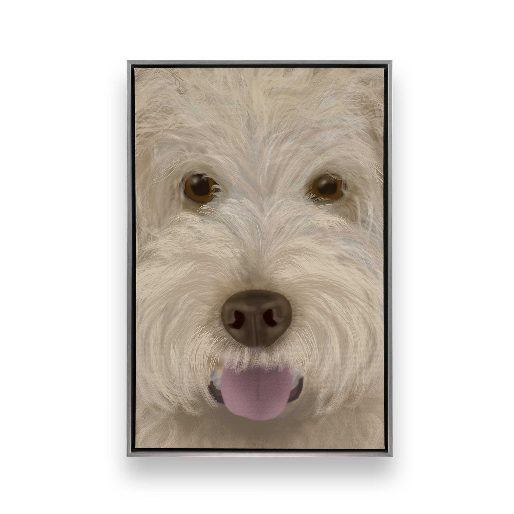 [Color:Polished Chrome], Picture of art in a Polished Chrome frame