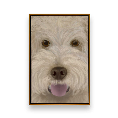 [Color:Polished Gold], Picture of art in a Polished Gold frame