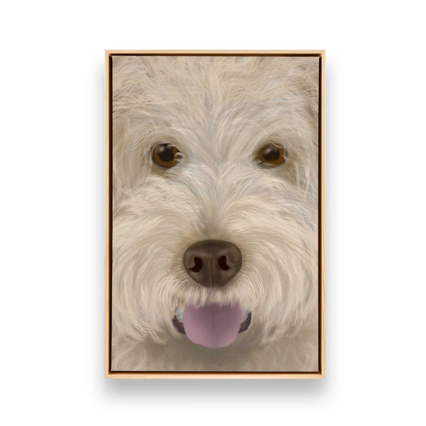 [Color:American Maple], Picture of art in a American Maple frame