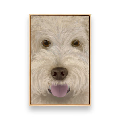 [Color:American Maple], Picture of art in a American Maple frame
