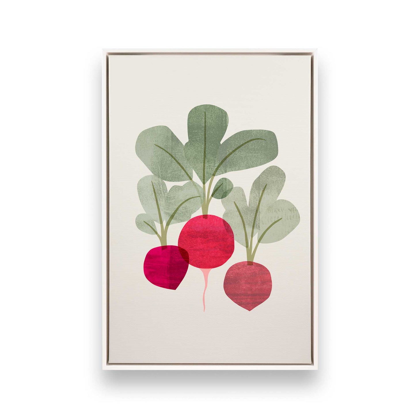 [Color:Opaque White], Picture of art in a White frame