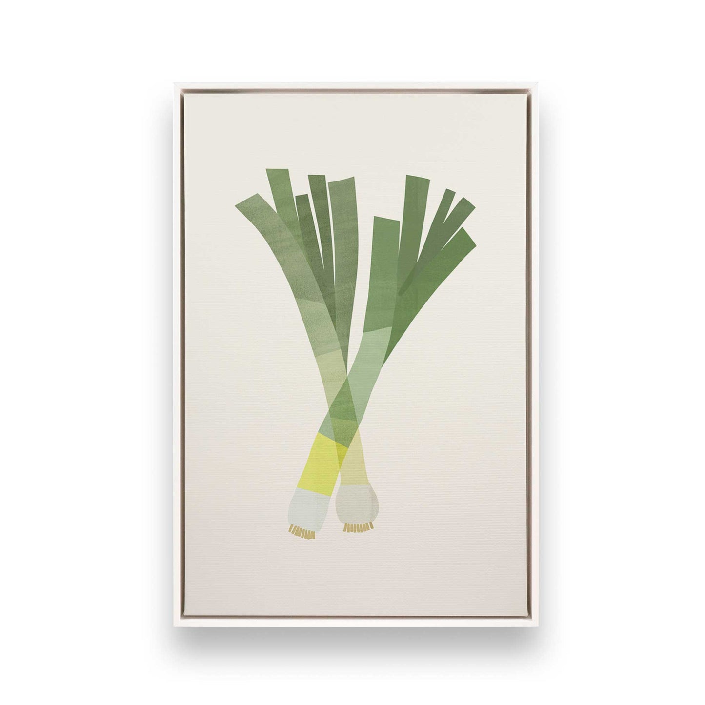 [Color:Opaque White], Picture of art in a White frame