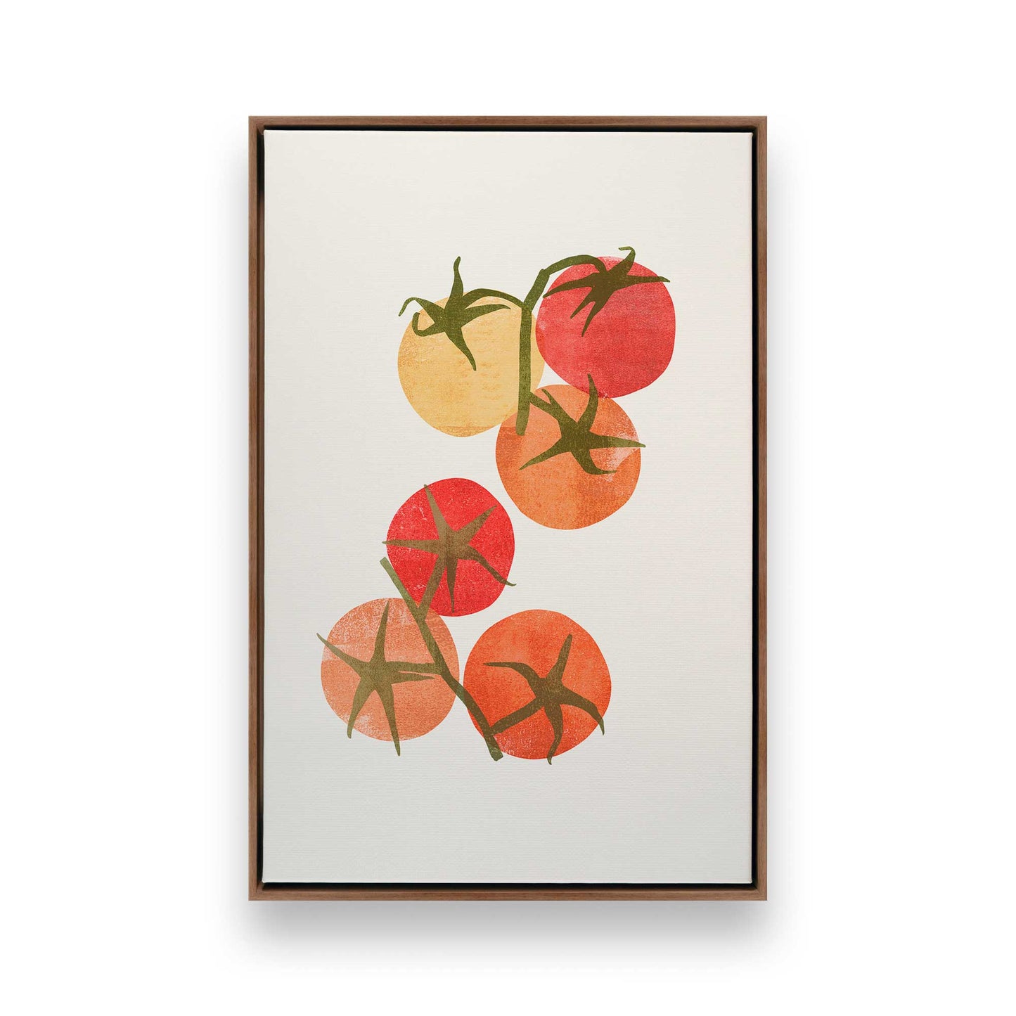 [Color:Walnut], Picture of art in a Walnut frame