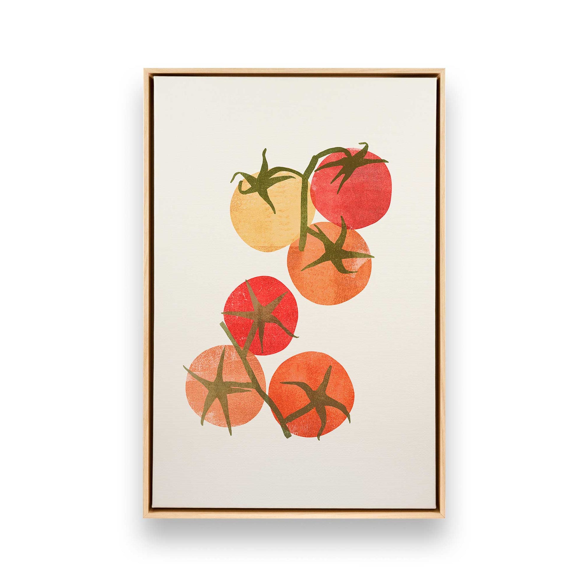[Color:American Maple], Picture of art in a American Maple frame