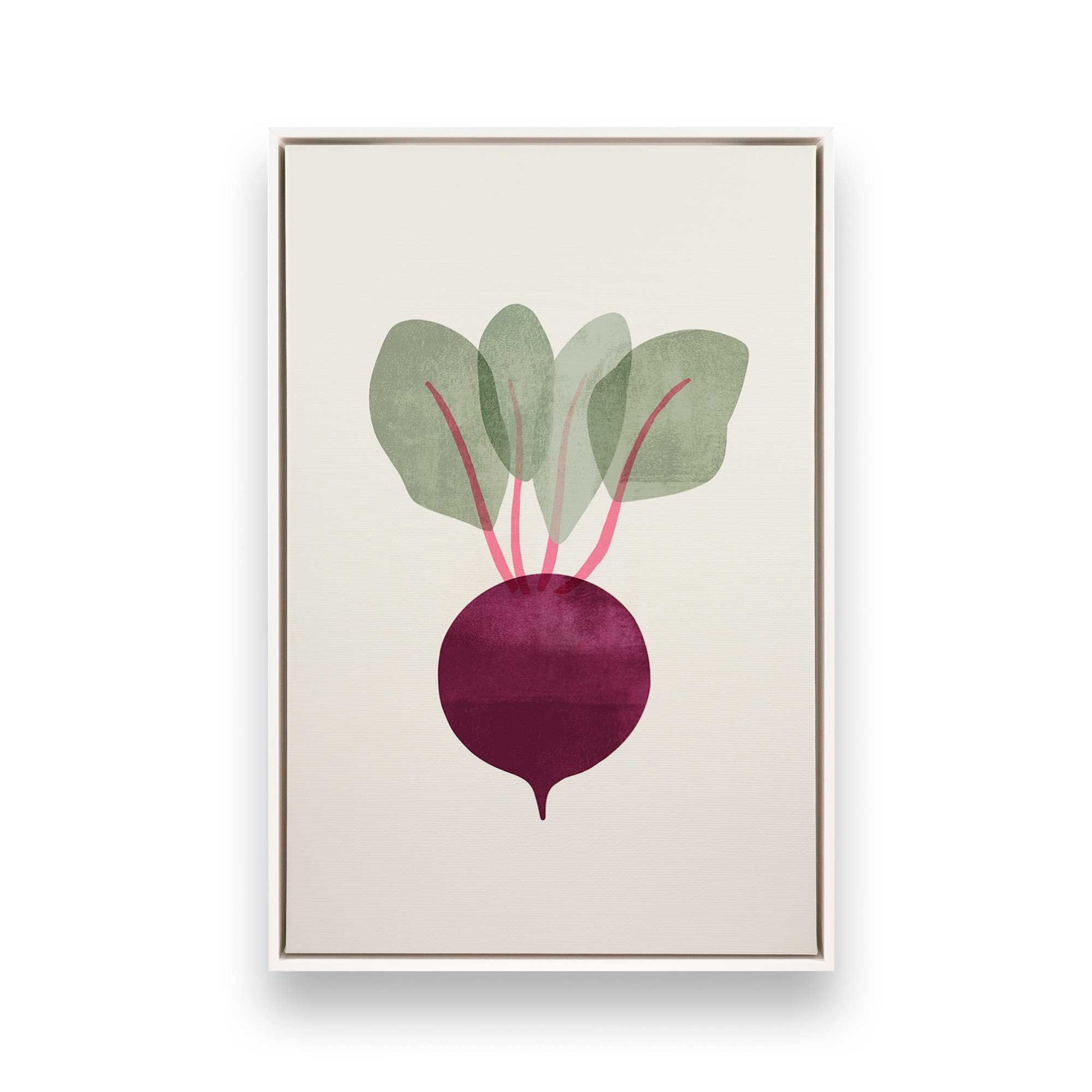 [Color:Opaque White], Picture of art in a White frame