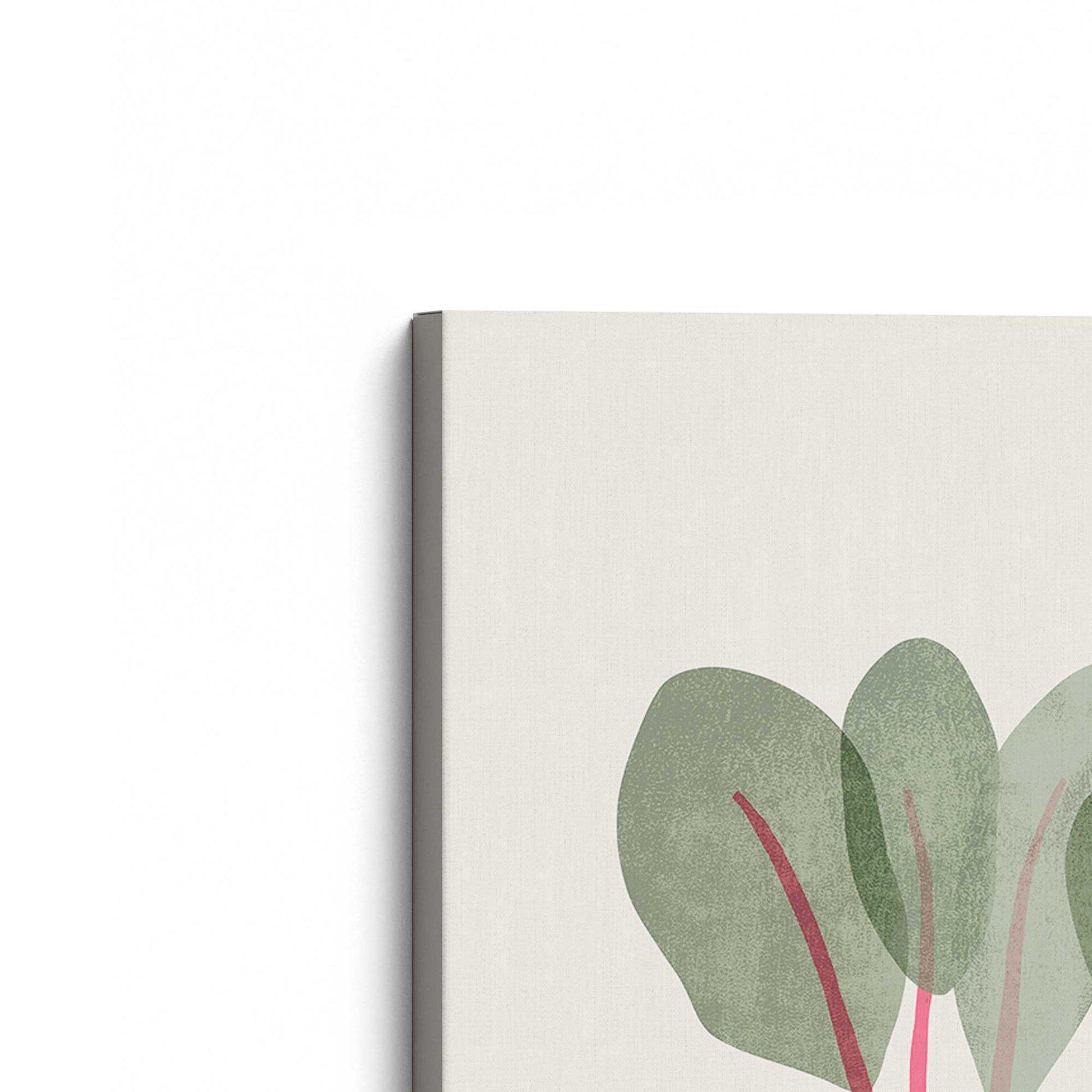 [Color:Stretched Canvas], Picture of the corner of the art