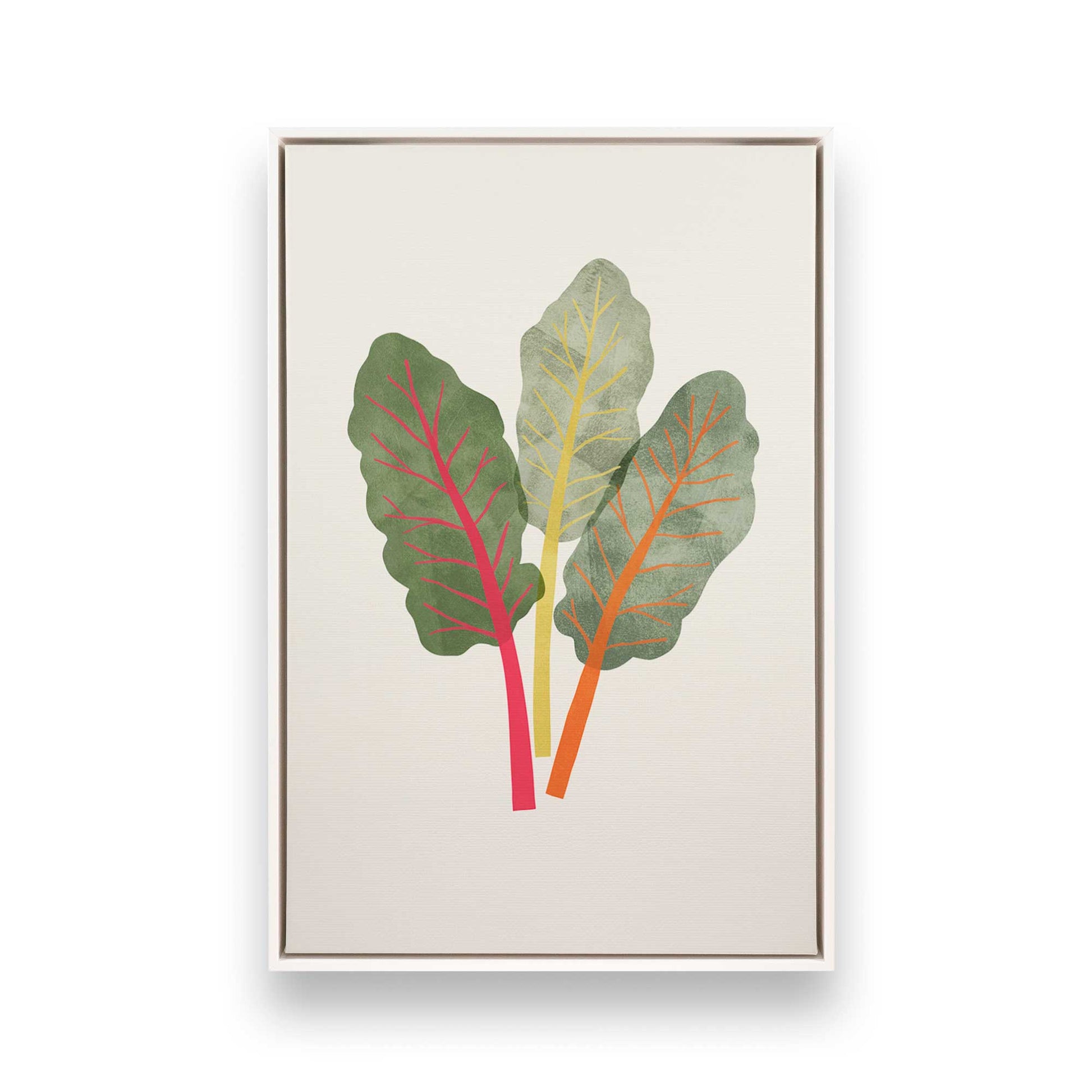 [Color:Opaque White], Picture of art in a White frame