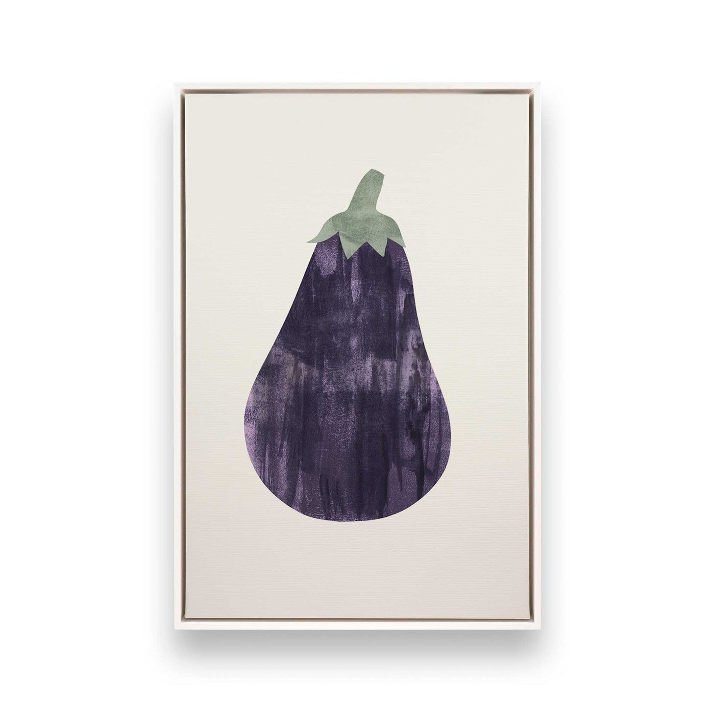 [Color:Opaque White], Picture of art in a White frame