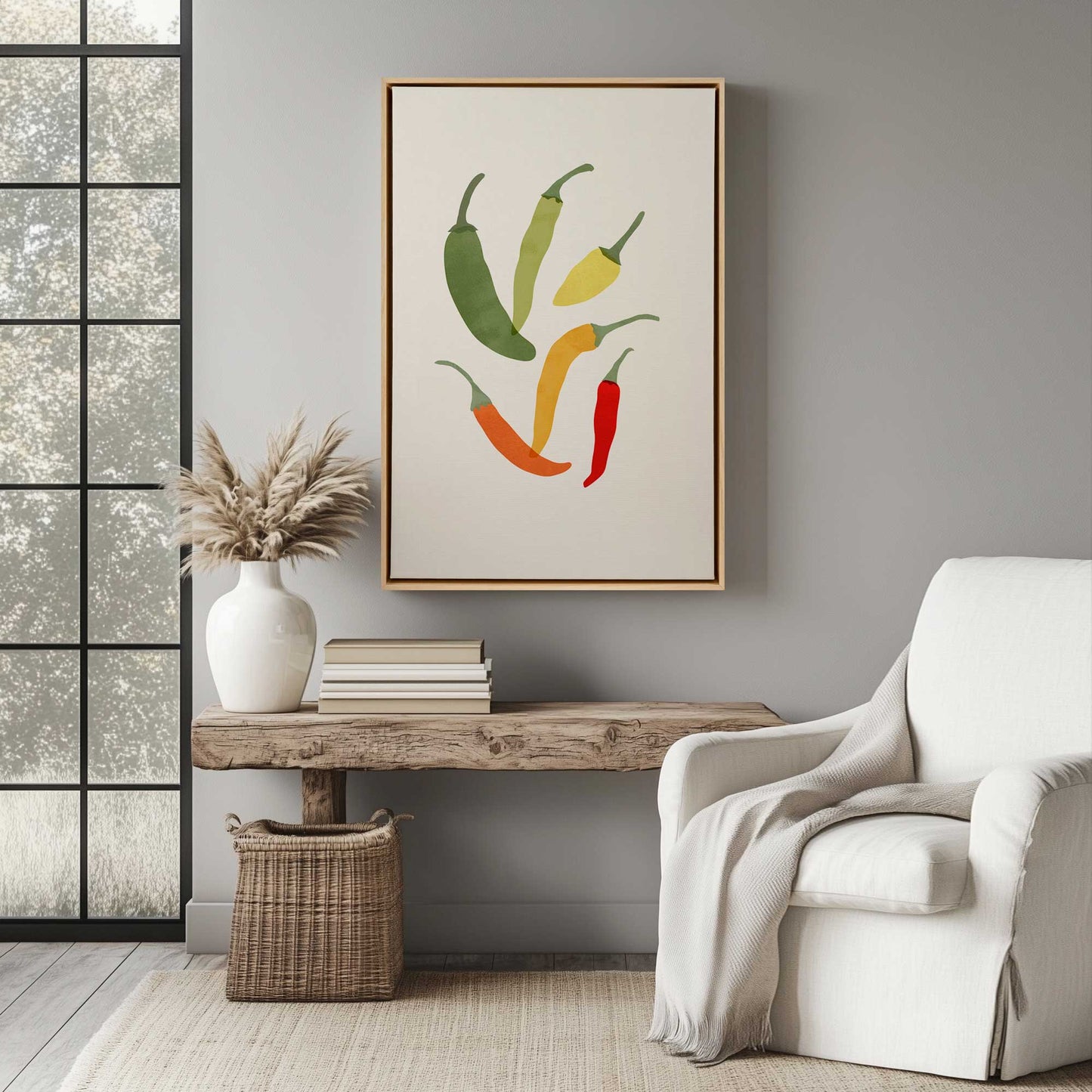 Picture of art in a room