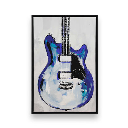 [Color:Satin Black], Picture of art in a Satin Black frame