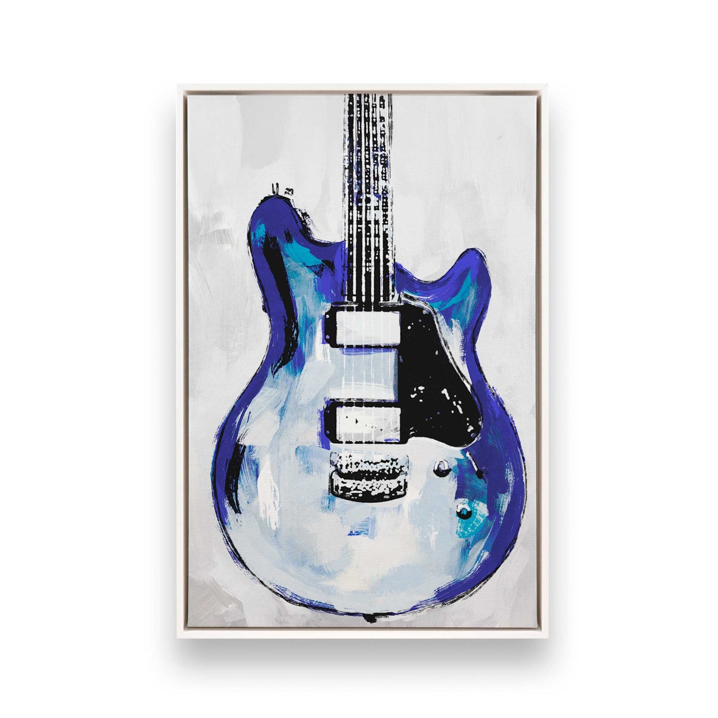[Color:Opaque White], Picture of art in a White frame