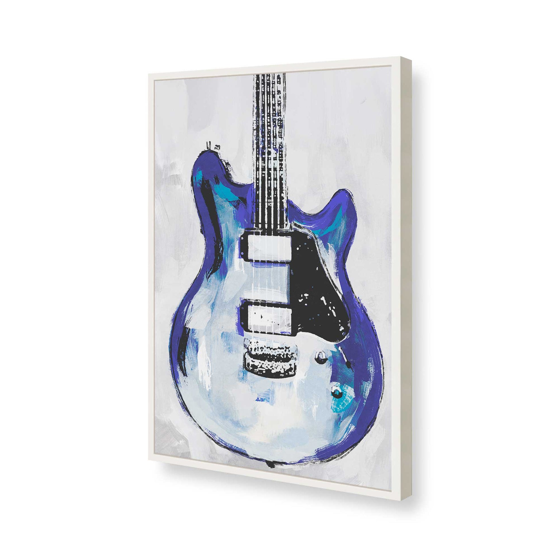 [Color:Opaque White], Picture of art in a Opaque White frame of the corner
