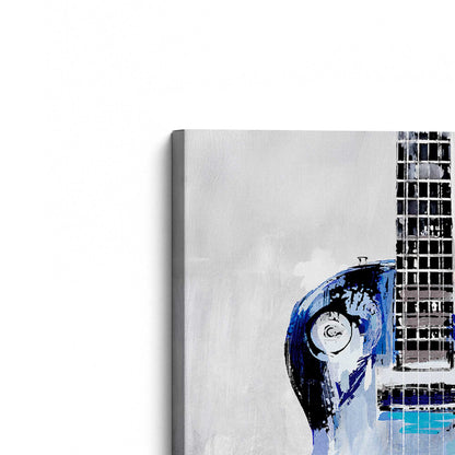 [Color:Stretched Canvas], Picture of the corner of the art