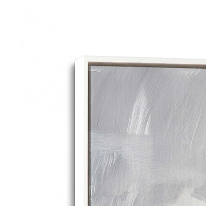 [Color:Opaque White], Picture of art in a White frame at an angle