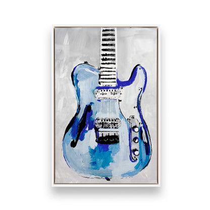 [Color:Opaque White], Picture of art in a White frame