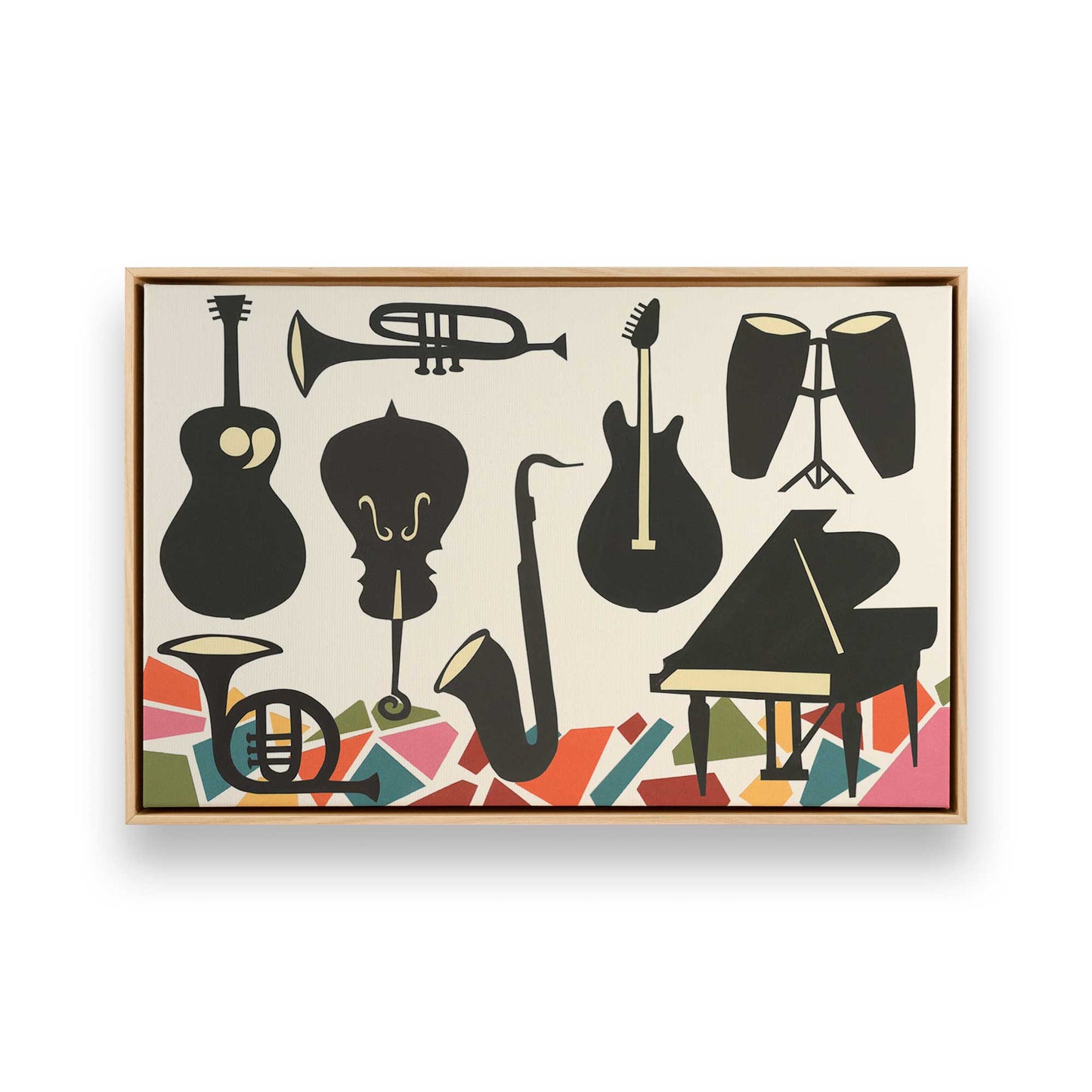 [Color:American Maple], Picture of art in a American Maple frame