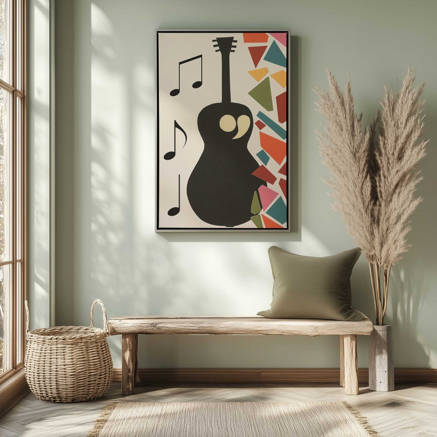 Picture of art in a room