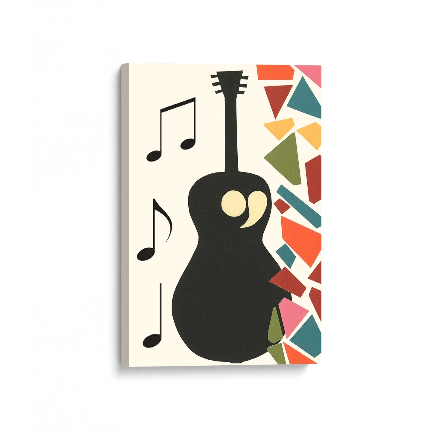 [Color:Stretched Canvas], Picture of art at an angle