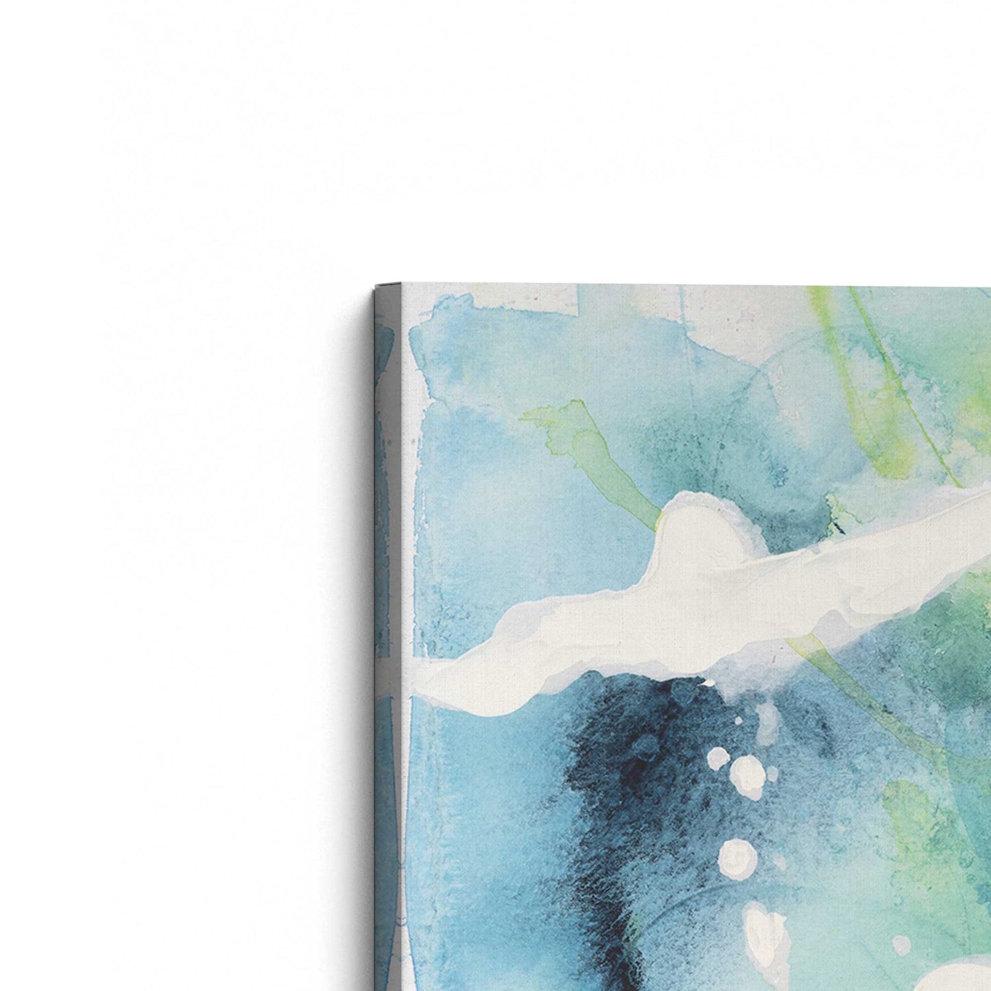 [Color:Stretched Canvas], Picture of the corner of the art