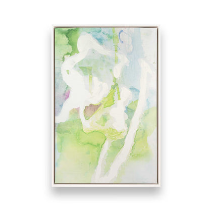 [Color:Opaque White], Picture of art in a White frame