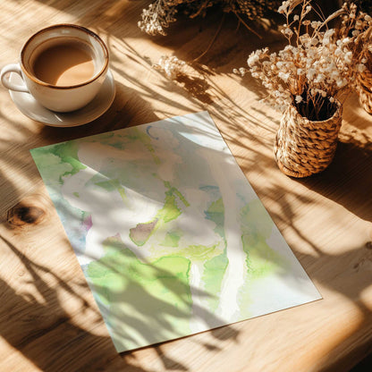 [Color:Rolled Print], Picture of close up of art