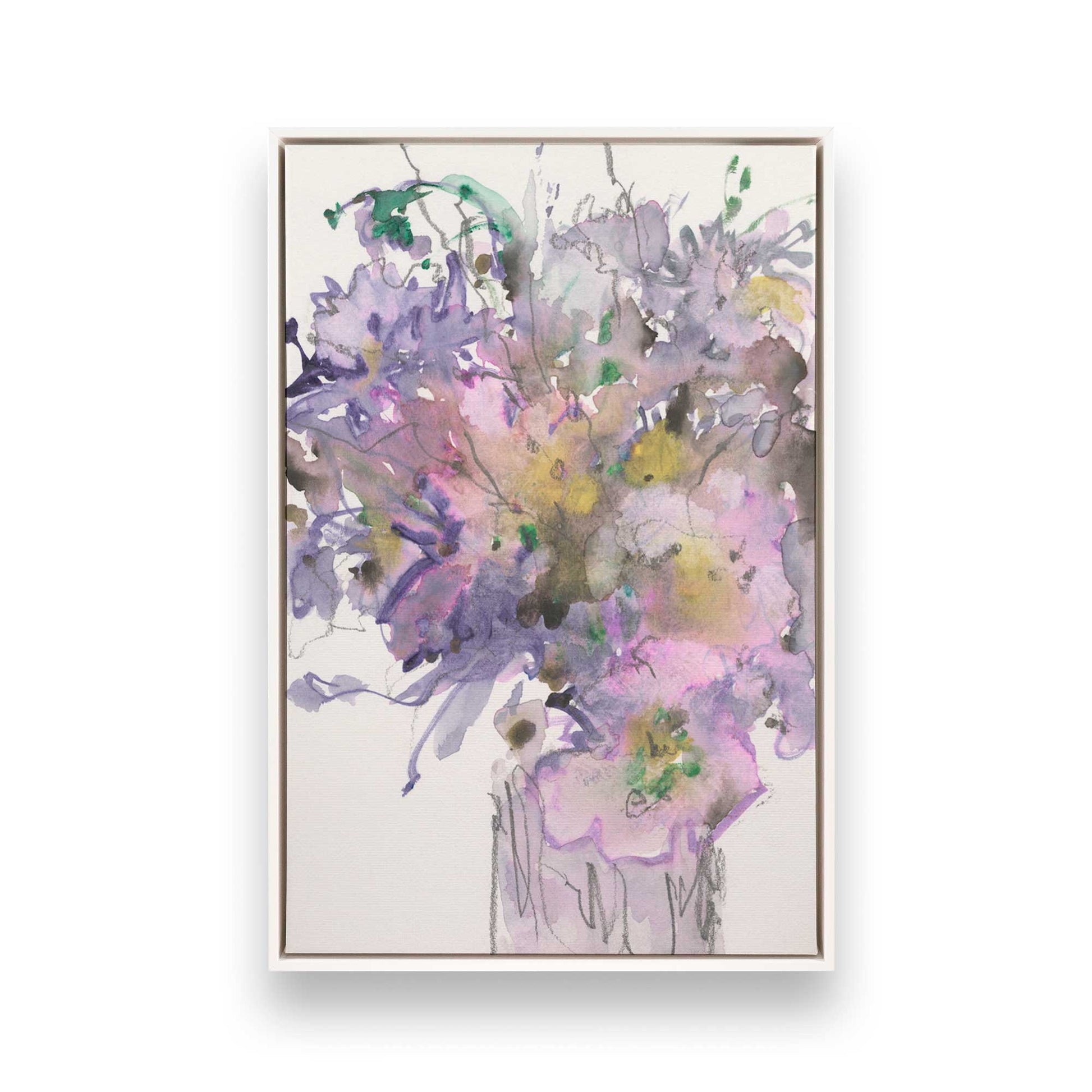 [Color:Opaque White], Picture of art in a White frame