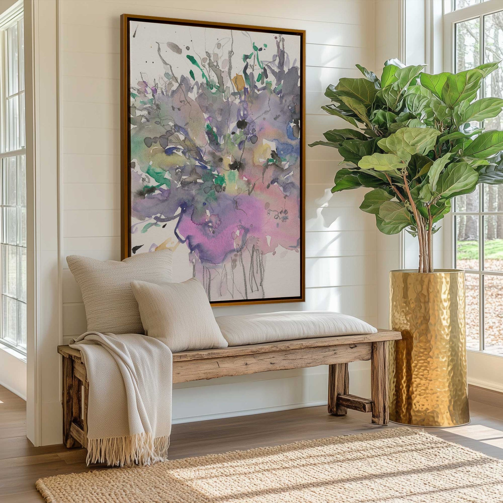 Picture of art in a room
