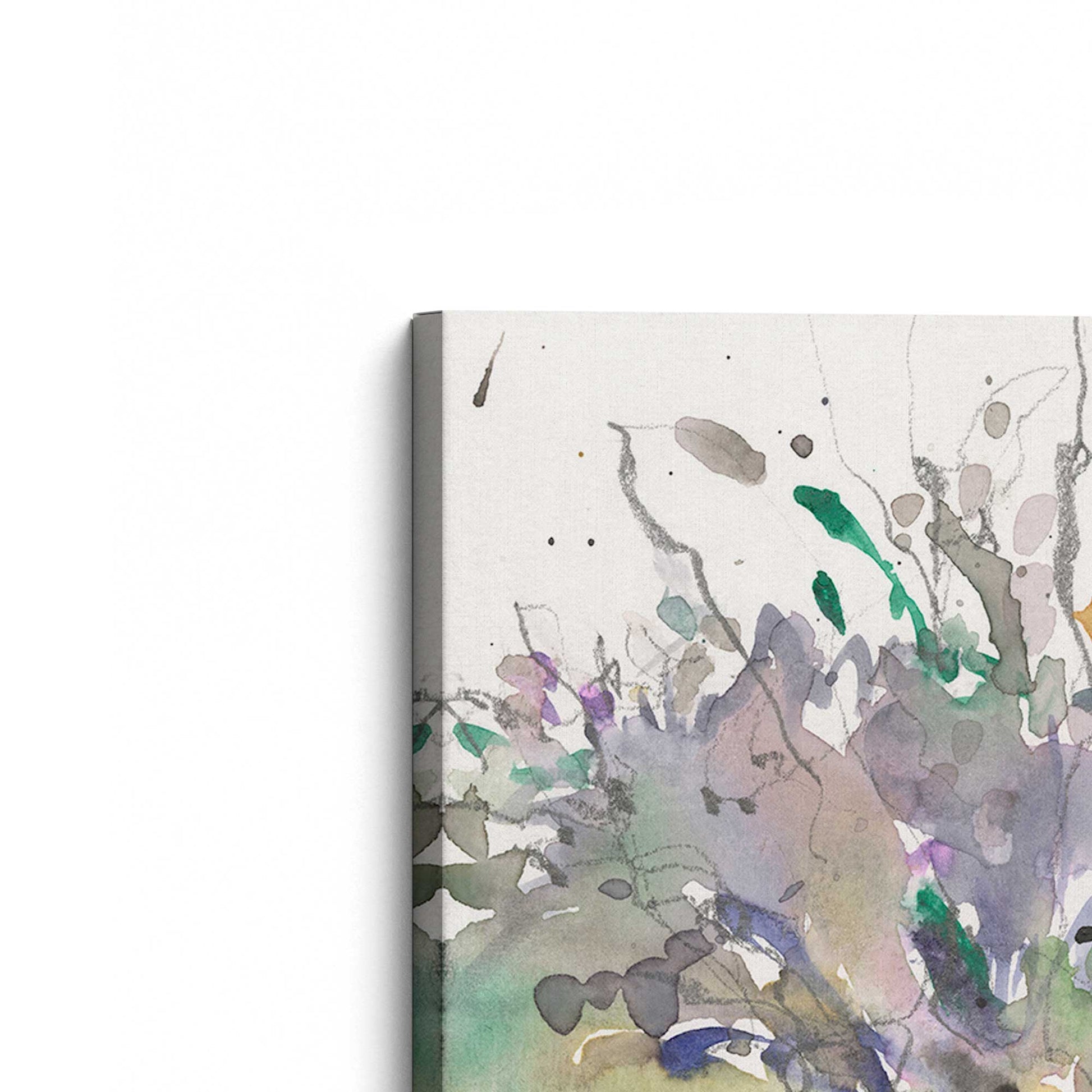 [Color:Stretched Canvas], Picture of the corner of the art