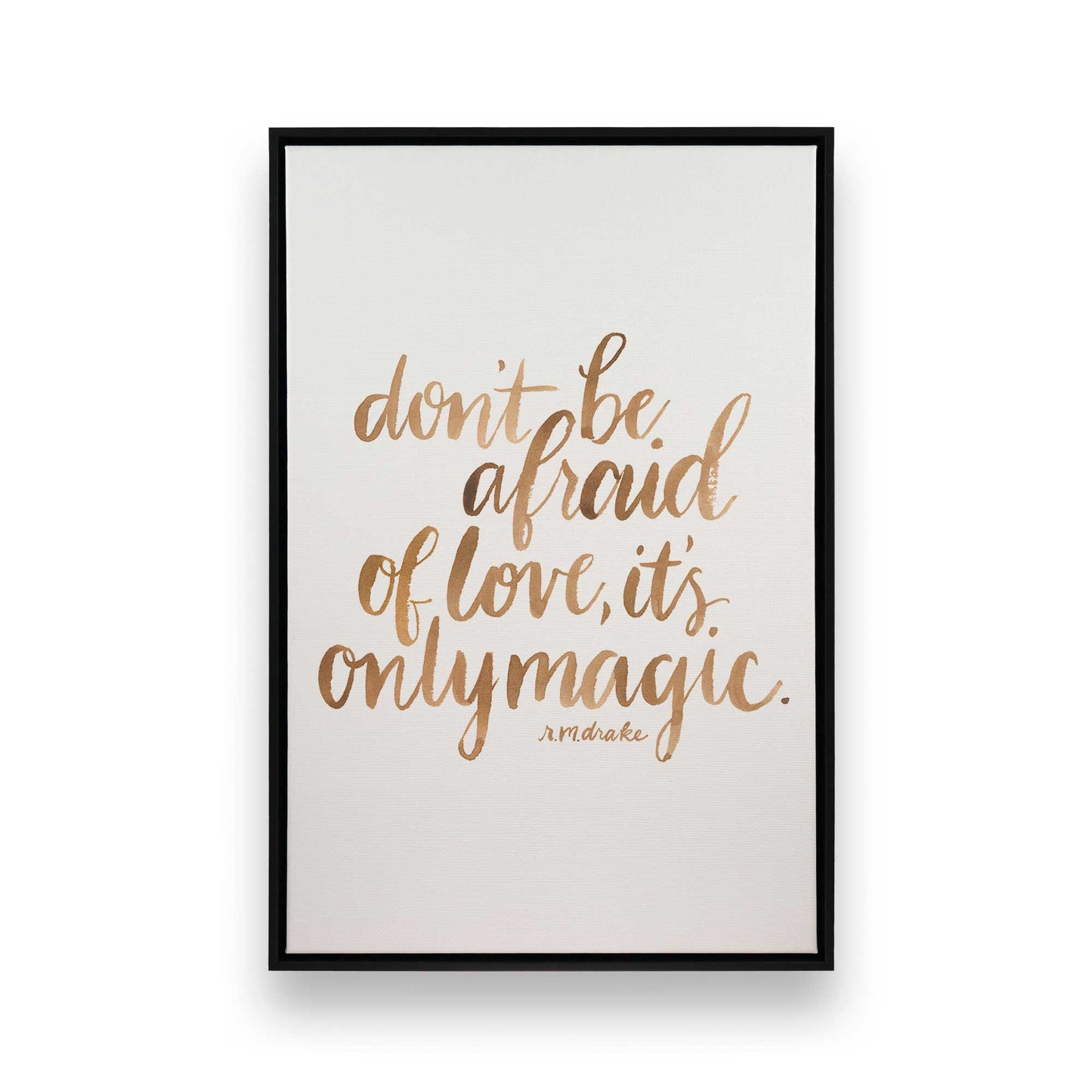 [Color:Satin Black], Picture of art in a Satin Black frame