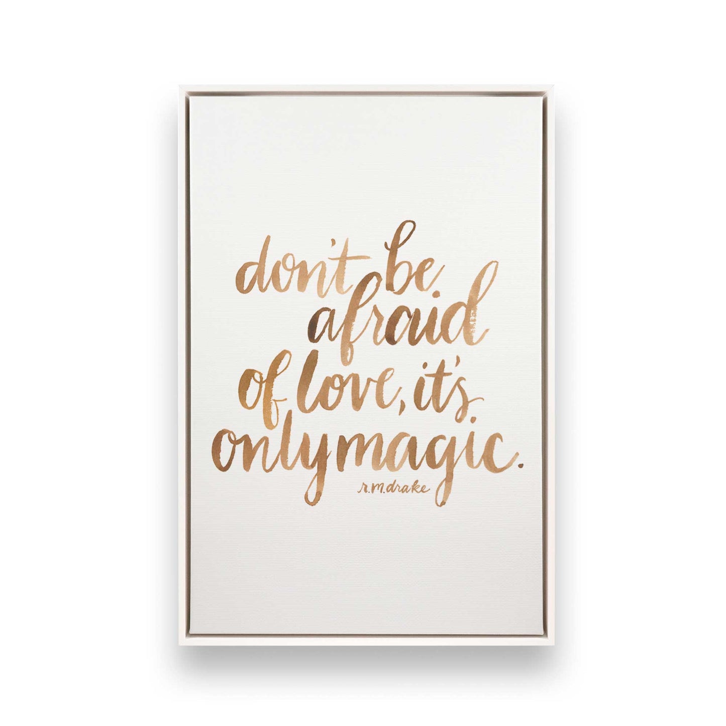 [Color:Opaque White], Picture of art in a White frame