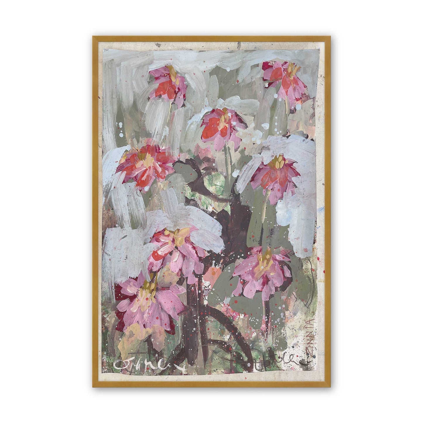 [Color:Polished Gold], Picture of art in a Polished Gold frame