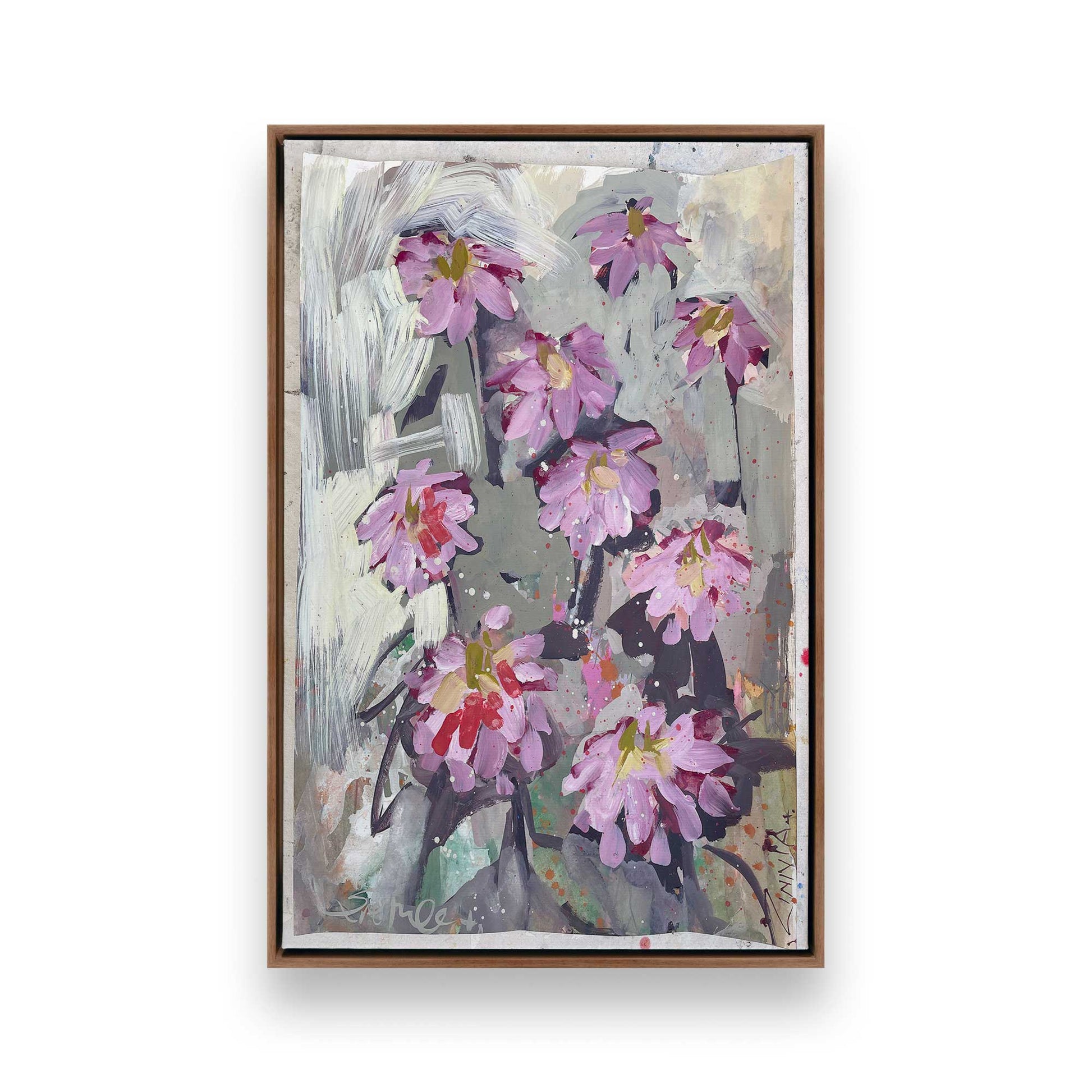 [Color:Walnut], Picture of art in a Walnut frame