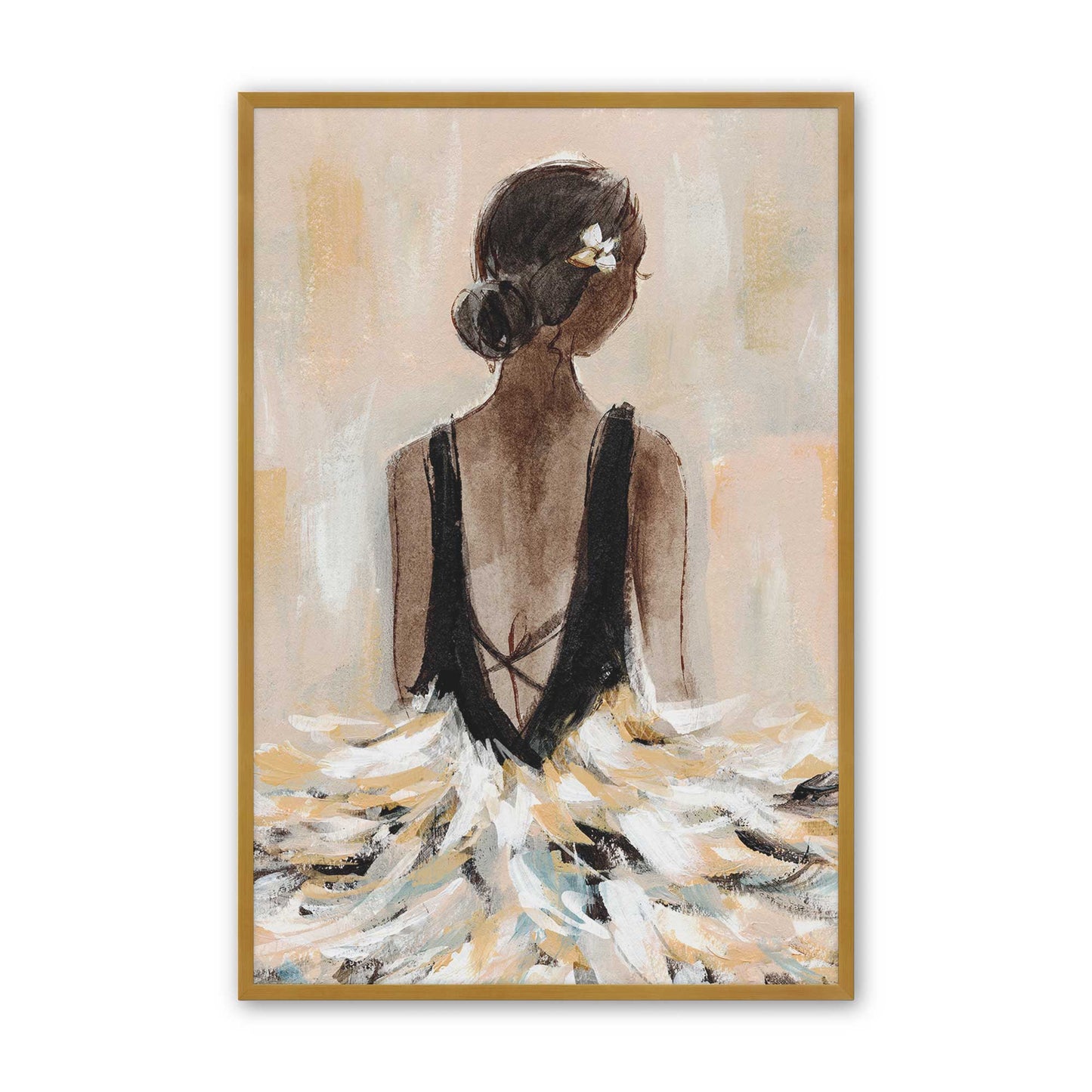 [Color:Polished Gold], Picture of art in a Polished Gold frame