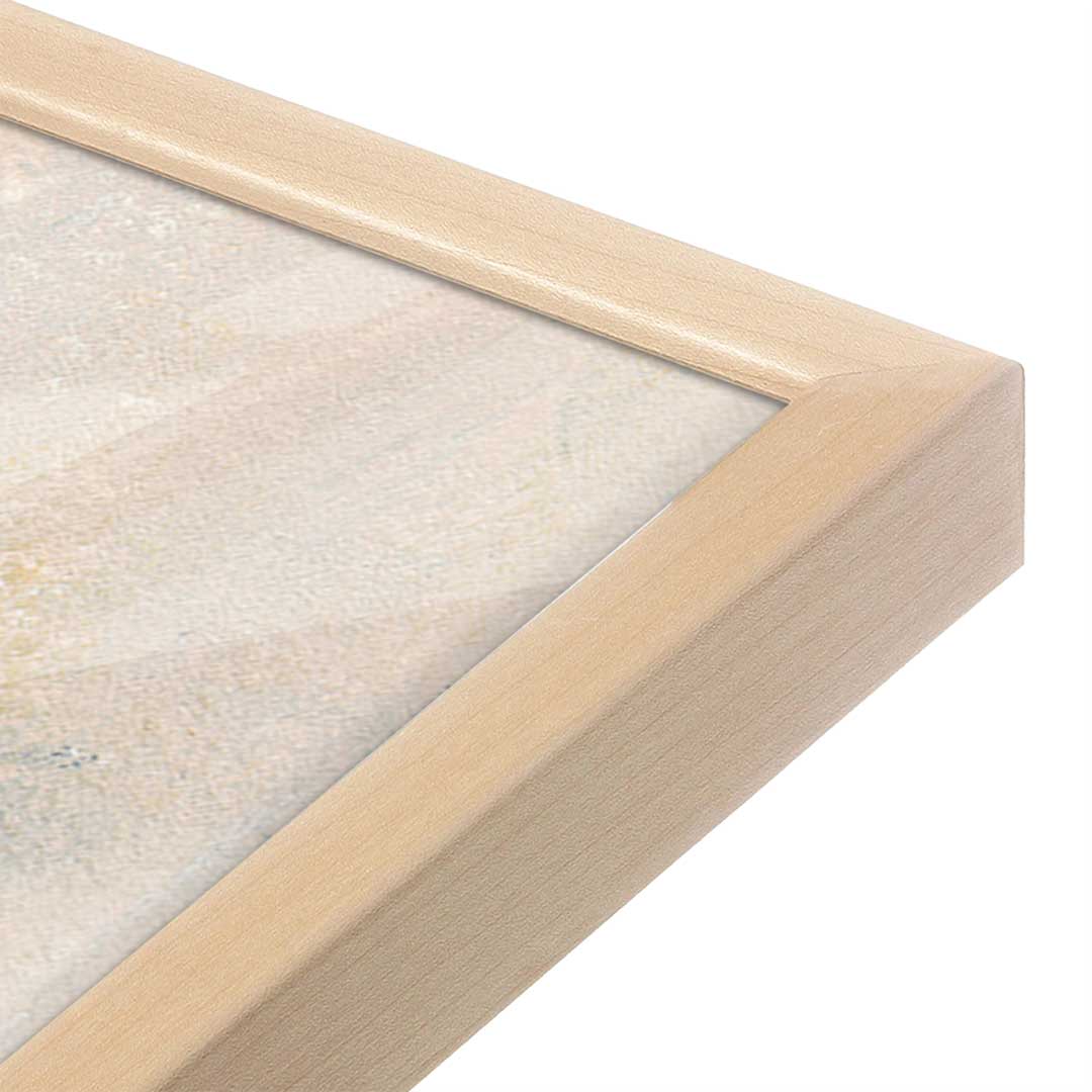 [Color:Raw Maple], Picture of art in a Raw Maple frame at an angle