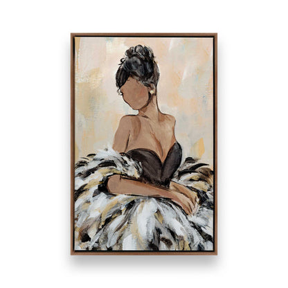 [Color:Walnut], Picture of art in a Walnut frame