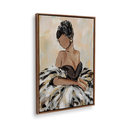 [Color:Walnut], Picture of the corner of the art