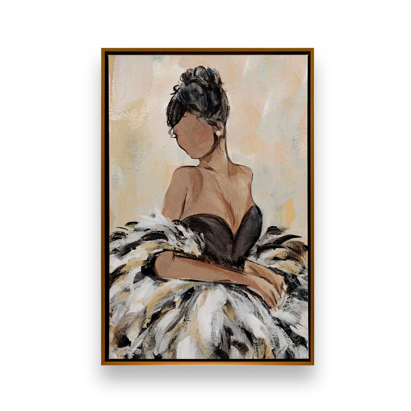 [Color:Polished Gold], Picture of art in a Polished Gold frame